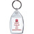 Keep Calm and Go Shopping - Clear Plastic Key Ring Size Choice New