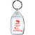 Keep Calm and Kill Zombies - Clear Plastic Key Ring Size Choice New