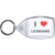 I Love Lesbians - Clear Plastic Key Ring Size Choice New
