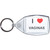 I Love V*ginas - Clear Plastic Key Ring Size Choice New