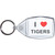 I Love Tigers - Clear Plastic Key Ring Size Choice New
