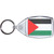 Palestine Flag - Clear Plastic Key Ring Size Choice New