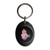 Black Girl Robot - Plastic Oval Key Ring