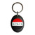Iraq Flag - Plastic Oval Key Ring Iraq Flag - Plastic Oval Key Ring