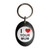 I Love Your Mum - Plastic Oval Key Ring