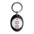 Keep Calm and Drink Wine - Plastic Oval Key Ring