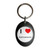 I Love Photography - Plastic Oval Key Ring I Love Photography - Plastic Oval Key Ring