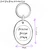 I Love Sweets - Plastic Oval Key Ring