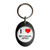 I Love My Lhasa Apso - Plastic Oval Key Ring
