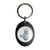 White Boy Robot - Plastic Oval Key Ring