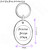 I Love My Auntie - Plastic Oval Key Ring