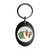 Peas and Carrots - Plastic Oval Key Ring