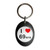 I Love 69ers - Plastic Oval Key Ring