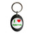 I Love Monsters - Plastic Oval Key Ring