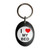 I Love My Bed - Plastic Oval Key Ring I Love My Bed - Plastic Oval Key Ring