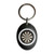 Dartboard - Plastic Oval Key Ring