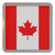 Canada Flag - Plastic Tea Coaster / Beer Mat