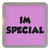 Im Special - Plastic Tea Coaster / Beer Mat