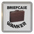 Briefcase Wanker - Plastic Tea Coaster / Beer Mat