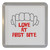 Love At First Bite - Plastic Tea Coaster / Beer Mat Love At First Bite - Plastic Tea Coaster / Beer Mat