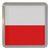Poland Flag - Plastic Tea Coaster / Beer Mat
