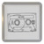 Cassette Tape - Plastic Tea Coaster / Beer Mat