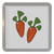 Carrots - Plastic Tea Coaster / Beer Mat