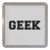 Varsity Geek - Plastic Tea Coaster / Beer Mat Varsity Geek - Plastic Tea Coaster / Beer Mat