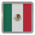 Mexico Flag - Plastic Tea Coaster / Beer Mat