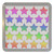 Rainbow Star Pattern - Plastic Tea Coaster / Beer Mat