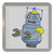 White Boy Robot - Plastic Tea Coaster / Beer Mat White Boy Robot - Plastic Tea Coaster / Beer Mat