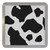 Cow Pattern - Plastic Tea Coaster / Beer Mat Cow Pattern - Plastic Tea Coaster / Beer Mat