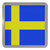Sweden Flag - Plastic Tea Coaster / Beer Mat