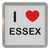 I Love Essex - Plastic Tea Coaster / Beer Mat I Love Essex - Plastic Tea Coaster / Beer Mat