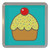 Cupcake - Plastic Tea Coaster / Beer Mat