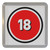 18 Certificate - Plastic Tea Coaster / Beer Mat 18 Certificate - Plastic Tea Coaster / Beer Mat