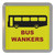 Bus Wankers - Plastic Tea Coaster / Beer Mat Bus Wankers - Plastic Tea Coaster / Beer Mat