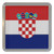 Croatia Flag - Plastic Tea Coaster / Beer Mat Croatia Flag - Plastic Tea Coaster / Beer Mat