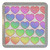 Rainbow Heart Pattern - Plastic Tea Coaster / Beer Mat Rainbow Heart Pattern - Plastic Tea Coaster / Beer Mat