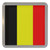 Belgium Flag - Plastic Tea Coaster / Beer Mat