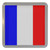 France Flag - Plastic Tea Coaster / Beer Mat