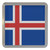 Iceland Flag - Plastic Tea Coaster / Beer Mat