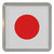 Japan Flag - Plastic Tea Coaster / Beer Mat