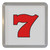 Fruit Machine Lucky Seven - Plastic Tea Coaster / Beer Mat Fruit Machine Lucky Seven - Plastic Tea Coaster / Beer Mat