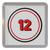 12 Certificate - Plastic Tea Coaster / Beer Mat