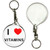 I Love Vitamins - 55mm Button Badge Key Ring