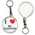 I Love My Chopper - 55mm Button Badge Key Ring