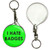 I Hate Badges - 55mm Button Badge Key Ring I Hate Badges - 55mm Button Badge Key Ring