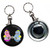 Black Robot Couple - 55mm Button Badge Bottle Opener