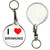I Love Drinking - 55mm Button Badge Key Ring I Love Drinking - 55mm Button Badge Key Ring
